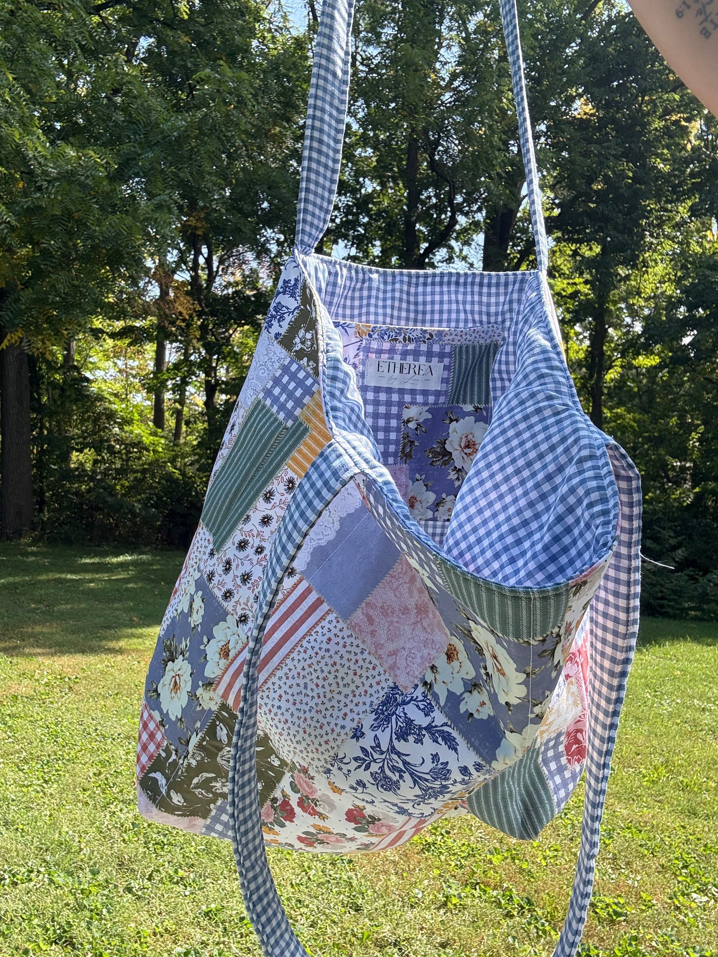 Patchwork Garden - Large Tote Bag