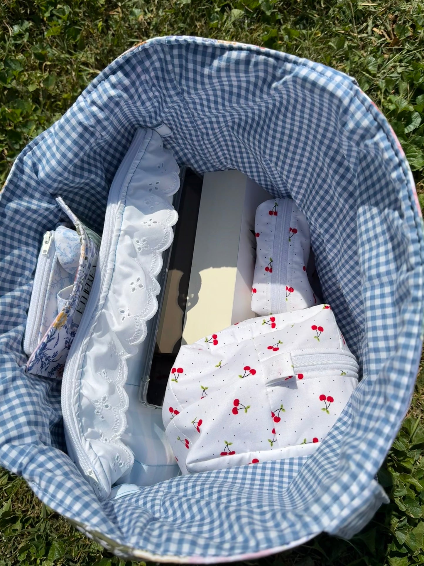 Patchwork Garden - Large Tote Bag