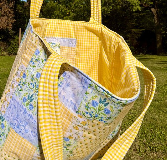Golden Fields - Large Tote Bag