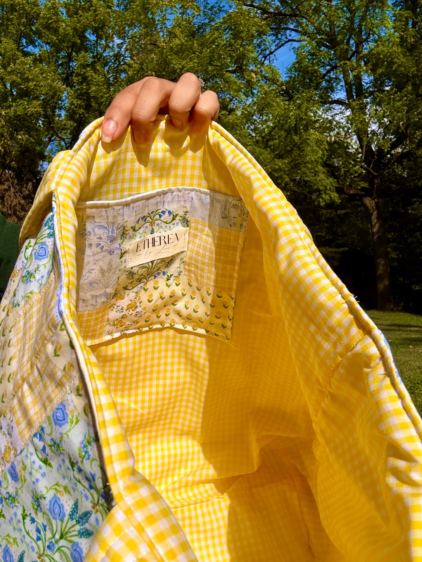 Golden Fields - Large Tote Bag