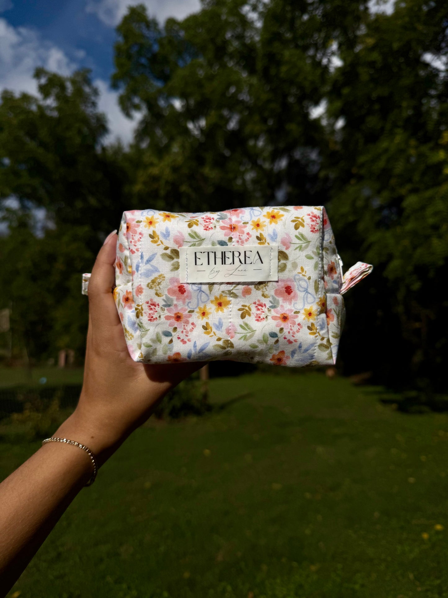Blossom Blush - Mini Makeup Bag