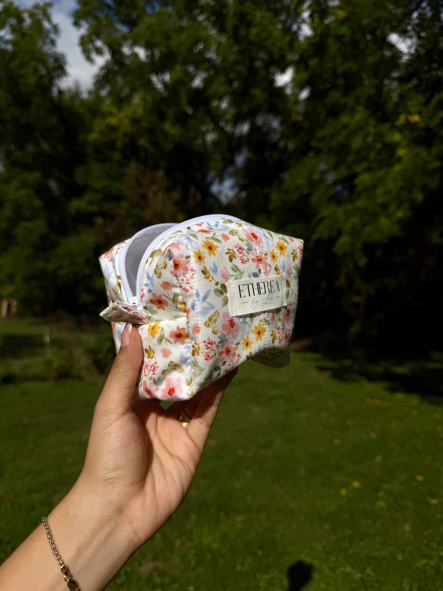 Blossom Blush - Mini Makeup Bag