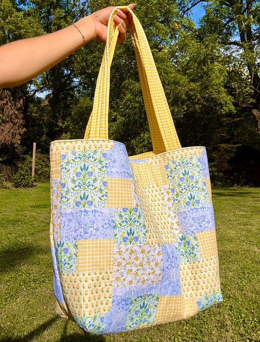 Golden Fields - Large Tote Bag